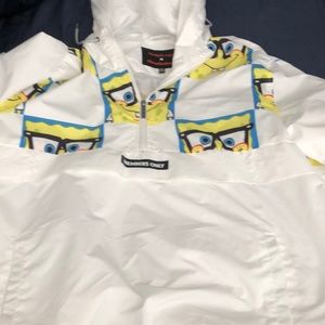 Members Only XXL SpongeBob windbreaker zip up.